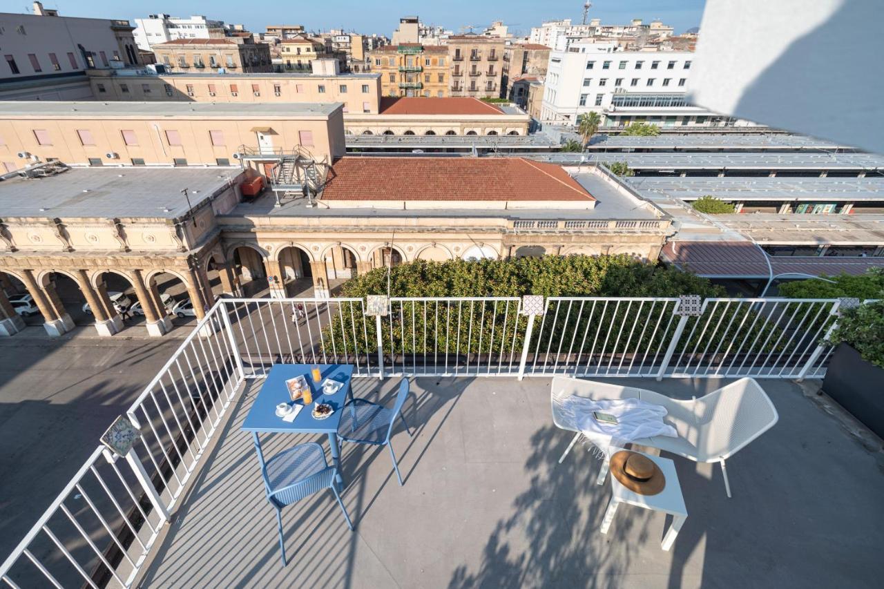 Suite Al Centro Di Palermo Con Terrazza Privata Bagian luar foto